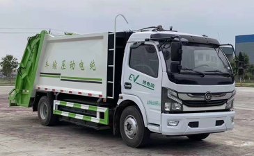 8立方純電動(dòng)壓縮式垃圾車(chē)可上戶
