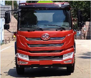 大力牌DLQ5183XRGCA6型易燃固體廂式運輸車